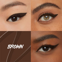 Thumbnail for Maybelline Eyestudio Master Precise All Day Waterproof Liquid Eyeliner Makeup, Forest Brown, 1 Count (Packaging May Vary)