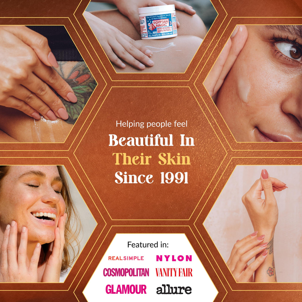 Egyptian Magic - All Purpose Face, Body, and Dry Skin Moisturizing Cream, Skin Protectant for Women & Men, Eczema Care Healing Balm, Scar Treatment, Stretch Marks, and Tattoo Aftercare, 4oz Jar