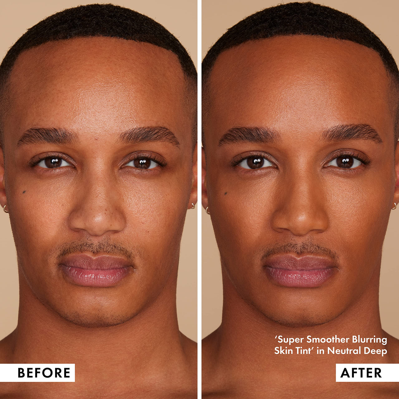 ICONIC LONDON Super Smoother Blurring Skin Tint | Light to Medium Coverage, Hydrating, Ultra-Lightweight Tinted Moisturizer, Cruelty-Free, Vegan Makeup (Neutral Deep) 1.01 Fl oz