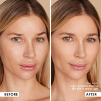 Thumbnail for ICONIC LONDON Super Smoother Blurring Skin Tint | Light to Medium Coverage, Hydrating, Ultra-Lightweight Tinted Moisturizer, Cruelty-Free, Vegan Makeup (Warm Light) 1.01 Fl oz