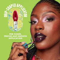 Thumbnail for NYX PROFESSIONAL MAKEUP Lip IV Hydrating Glossy Lip Stain with 12HR Hydration - Berry Thirsty (Red)