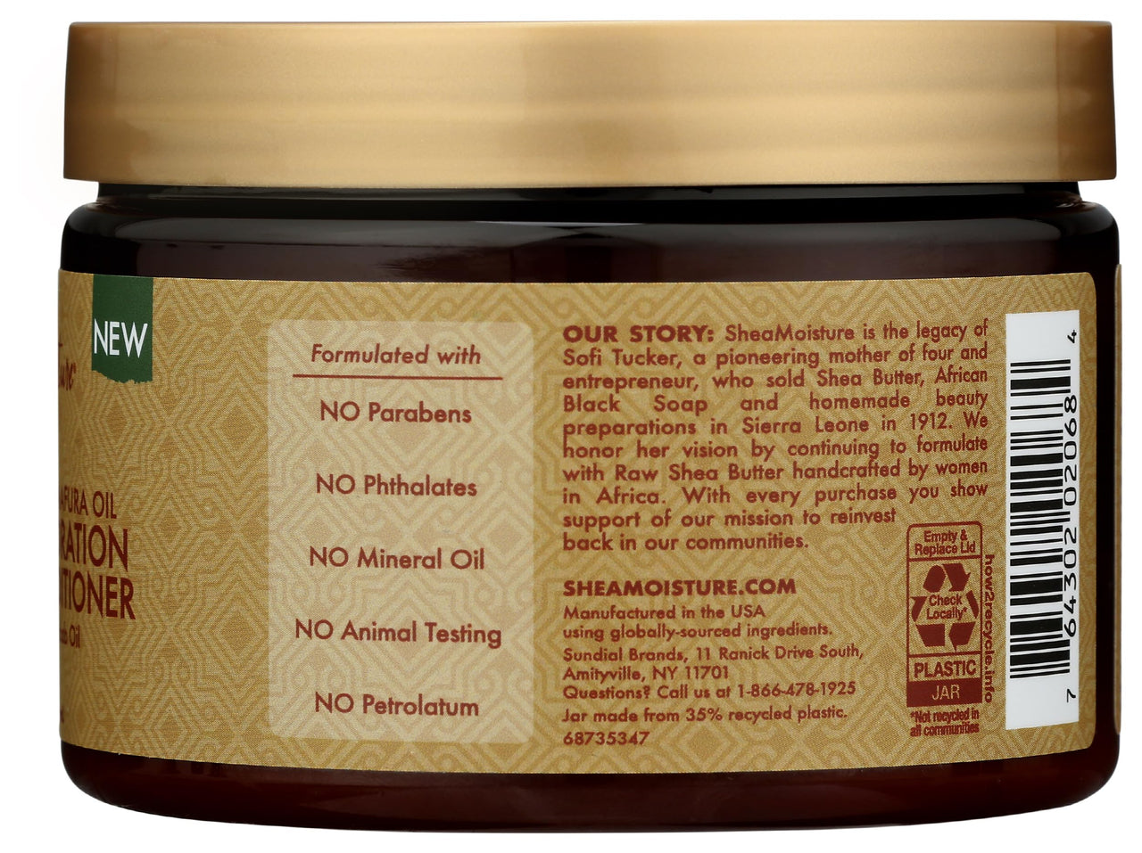 SheaMoisture Intensive Hydration Leave-in Conditioner for Curly Hair Manuka Honey and Mafura Oil Hair Conditioner to Strengthen and Restore Hair 11.5 oz