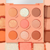 Thumbnail for ColourPop Baby Got Peach Eyeshadow Palette - Orange & Coral Shadows with Metallic, Matte and Glitter Finishes - High-Pigment Eye Makeup with a Long-Wearing Formula (0.3 oz)