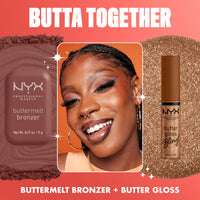 Thumbnail for NYX PROFESSIONAL MAKEUP Butter Gloss Bling Lip Gloss, Non Sticky and Shiny Vegan Lip Makeup - Bring The Bling