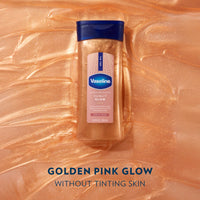 Thumbnail for Vaseline Glazed and Glisten Sunlit Glow Body Gel Oil Vanilla Cocoa Shimmering with Ultra-Hydrating Lipids and 100% Pure Cocoa Butter, 6.8 Oz