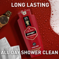 Thumbnail for Old Spice Refreshing Body Wash for Men, 3X Defense, 24/7 Shower Fresh with Long Lasting Scent, Red Collection, Swagger with Cedarwood Scent, 24 oz (Pack of 2)