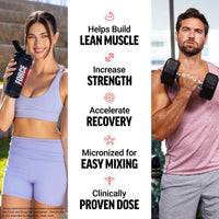 Thumbnail for Force Factor Creatine Monohydrate Powder, 5g Micronized Dose to Support Muscle Growth, Strength, Recovery, Cognitive Health & Memory, Unflavored, 200 Servings