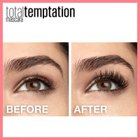 Thumbnail for Maybelline New York Total Temptation Washable Mascara, Blackest Black, 0.27 fl. oz.