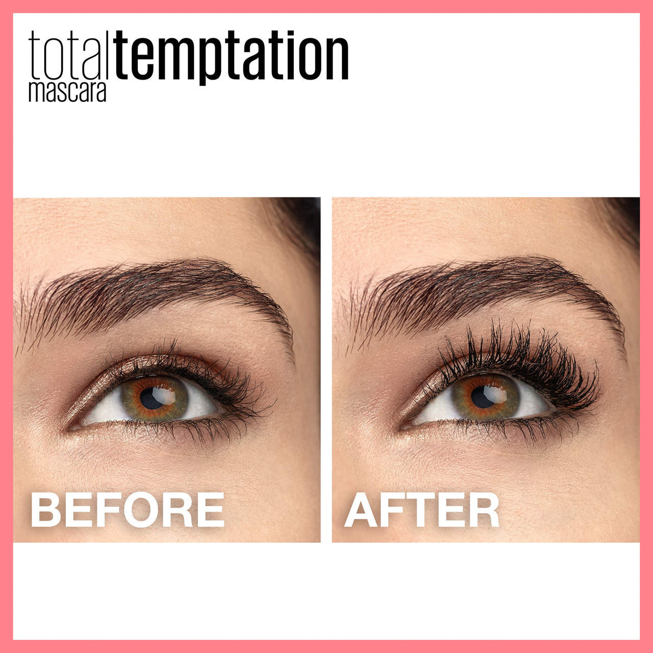 Maybelline New York Total Temptation Washable Mascara, Brownish Black, 0.27 fl. oz.