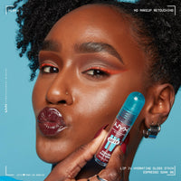 Thumbnail for NYX PROFESSIONAL MAKEUP Lip IV Hydrating Glossy Lip Stain with 12HR Hydration - Drippin In Rose (Pink)