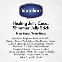 Thumbnail for Vaseline Rich Moisturizing Healing Jelly Cocoa Butter, 13 oz Bundled with Cocoa Shimmer Stick, 1.4 oz. Provides Radiant and Shimmering Moisturized Skin with Pleasant Scent