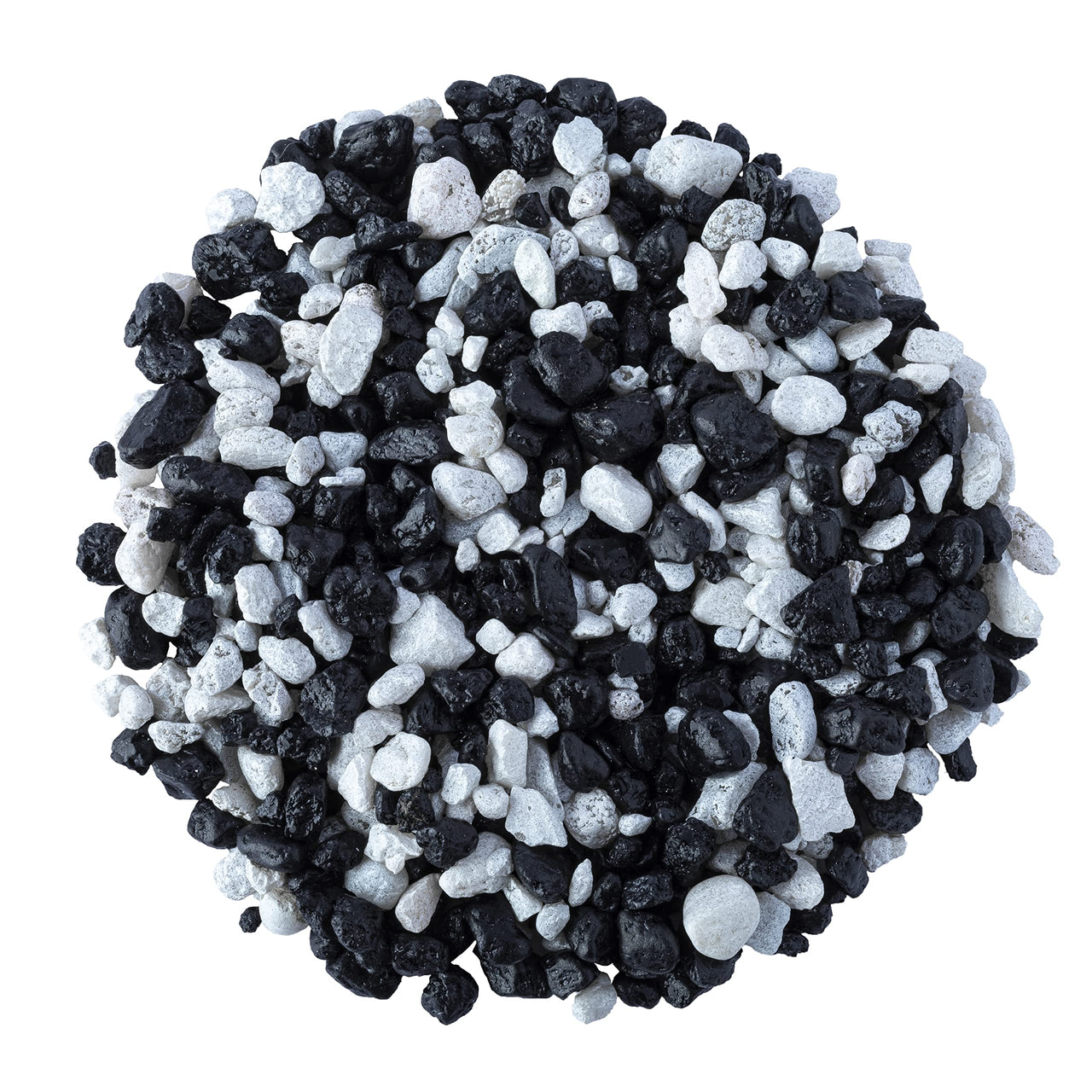 Glofish Aquarium Gravel, Black with White Fluorescent, 5-Pound Bag