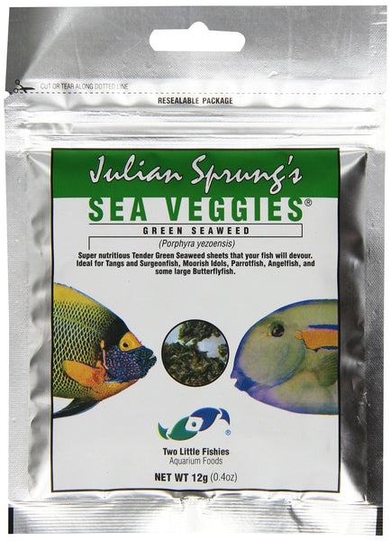 Two Little Fishies Atlsvgs2 Sea Veg-Green Seaweed, 0.4 oz