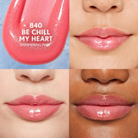 Thumbnail for Covergirl Clean Fresh Yummy Plumper Lip Gloss, 840 Be Chill My Heart, Shiny, Vegan Formula, Easy to Apply, Minty Flavor, 0.33oz