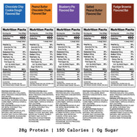 Thumbnail for David Protein Bar, David Favorites, 60 Protein Bars | 28g of Protein | 150 Calories | 0g of Sugar - High Protein, Low Carb, Gluten Free Protein Bar, Pack of 60