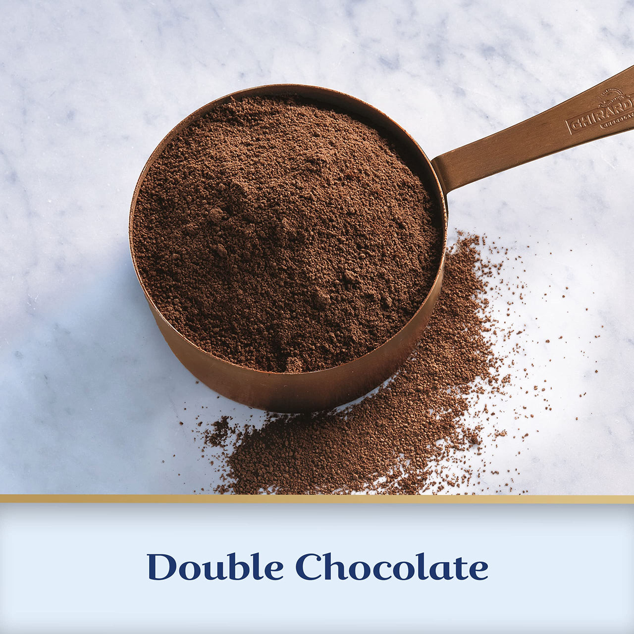 GHIRARDELLI Double Chocolate Hot Cocoa Mix, 10.5 OZ Bag (Pack of 6)