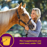 Thumbnail for Horse Health Joint Combo Hoof & Coat, Glucosamin, Chrondroitin, Vitamin C, MSM, Biotin, Lysine, ZInc, Omega 3 and 6 Fatty Acids, 64 day supply