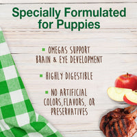 Thumbnail for Nylabone Healthy Edibles Natural Puppy Chews Long Lasting Treats for Puppies, Lamb & Apple Flavor, X-Small/Petite (4 Count)