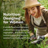 Thumbnail for Garden of Life Organics Multivitamin for Women - Women's Once Daily Multi - Whole Food Multi with Iron, Biotin, Vegan Organic Womens Multivitamin for Health, Energy Hair Skin and Nails, 60 Tablets