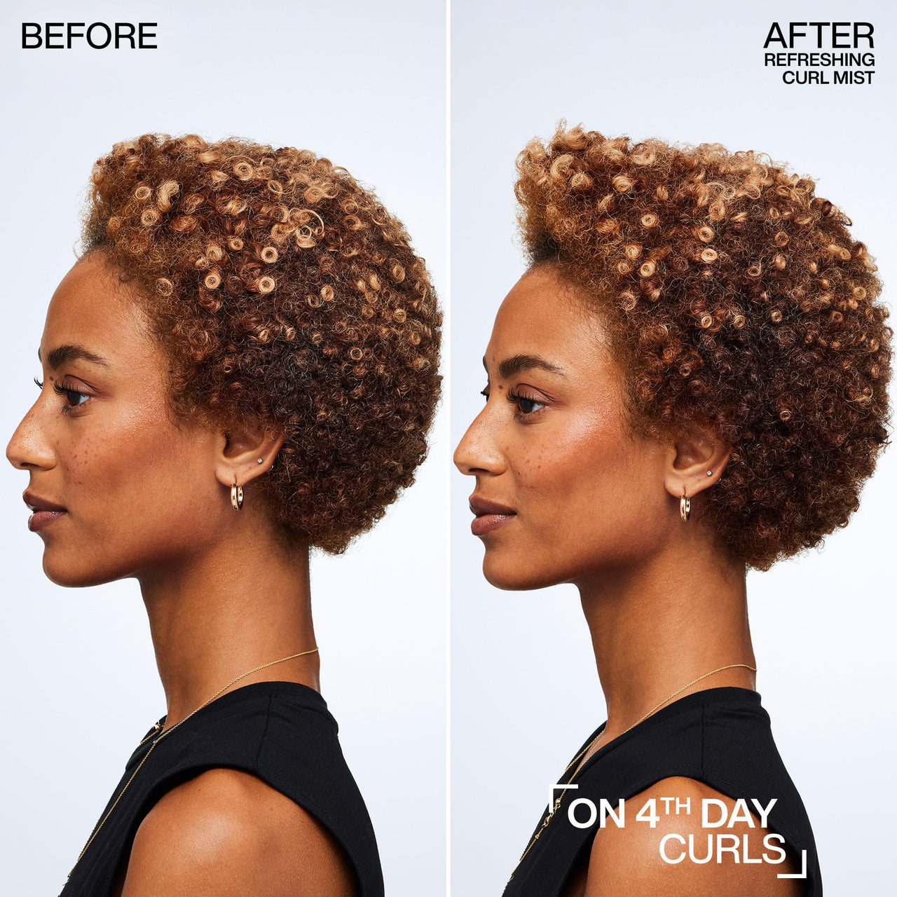 Redken Curl Refreshing Spray For Curly and Coily Hair - Hydrates & Defines up to 7th-Day Curls, Silicone-Free