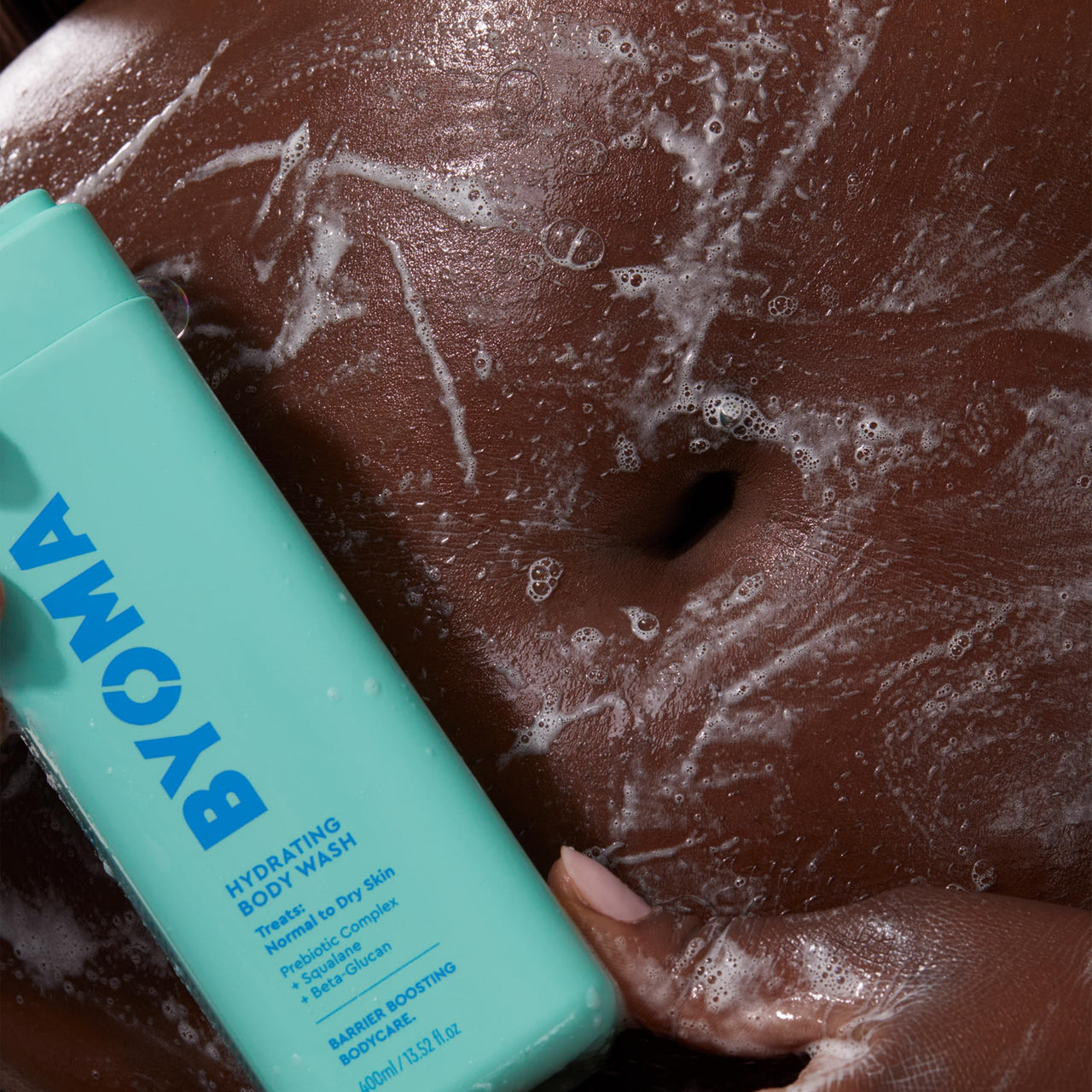 BYOMA Hydrating Body Wash - For Normal to Dry Skin - Hydrating, Creamy Body Wash with Squalane, Beta Glucan - Cleanses, Softens & Soothes - Skin Barrier Repair - 16.9 fl oz