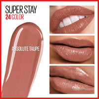 Thumbnail for Maybelline SuperStay 24, 2-Step Liquid Lipstick, Absolute Taupe