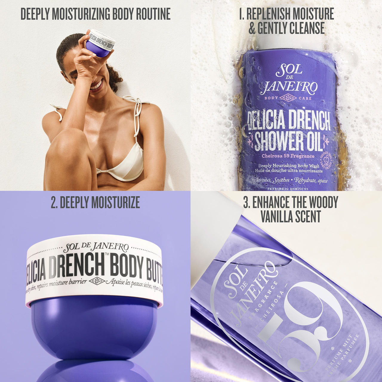 Sol de Janeiro Delicia Drench Body Butter 240mL/8.1 oz.