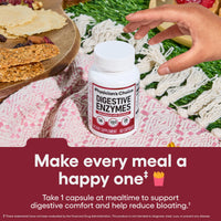 Thumbnail for Physician's CHOICE Digestive Enzymes for Bloating & Digestion - Fast-Acting 16 Enzyme Formula with Organic Prebiotics & Probiotics for Gut & Digestive Health - Meal Time Discomfort Relief - 30 CT