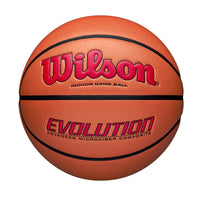 Thumbnail for WILSON Evolution Indoor Game Basketball, Scarlet, Size 7 -29.5