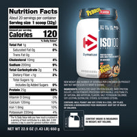 Thumbnail for Dymatize x Cocoa Pebbles ISO100 Whey Protein Powder Isolate, 25g of Protein, 20 Servings, 5.5g BCAAs, 120 Cal., Gluten Free, 1g Fat, 1g Sugar, 2g Carb