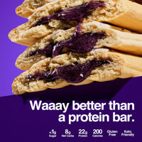 Thumbnail for Legendary Foods 22g Protein Pastry 0g Added Sugar, Low Carb, Gluten Conscious, Keto Snack, Ideal for Glucose Management, Includes Whey Protein Isolate, 8 Pack Frosted Blueberry
