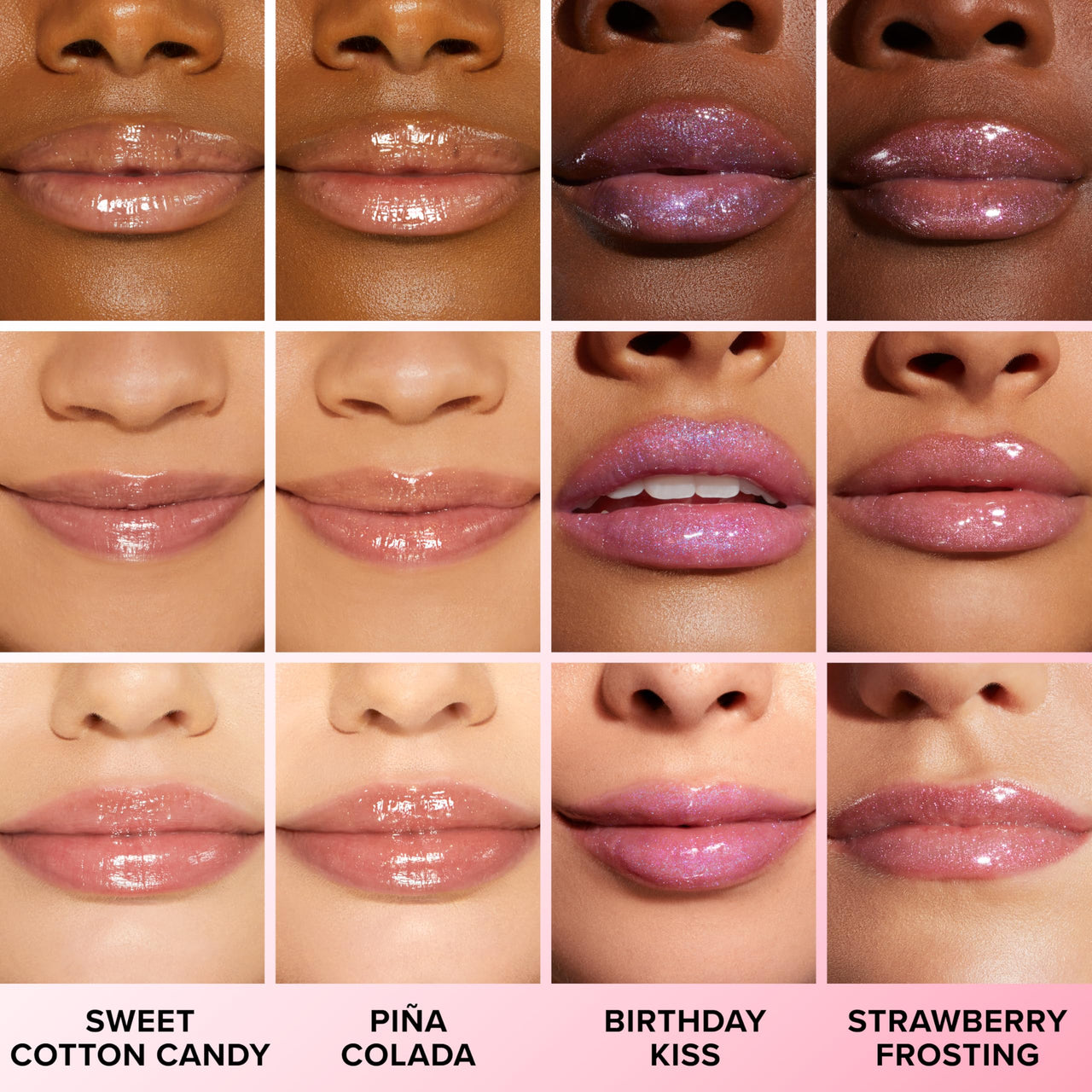 Too Faced Kissing Jelly Lip Oil Gloss | Sunflower & Jojoba Oils, Cream Soda, 0.15 Fl Oz