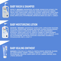 Thumbnail for CeraVe Baby Bath Set, 8oz Wash & Shampoo + 8oz Moisturizing Lotion + 3oz Healing Ointment, Fragrance, Parabens, Phthalates, & Tear Free Baby Bath Essentials
