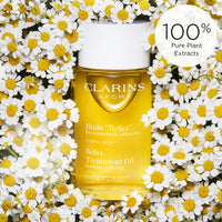 Thumbnail for Clarins Relax Body Treatment Oil | Relaxes, Moisturizes and Soothes Aching Muscles | Relieves Stress and Fatigue | Nourished & Comfortable Skin After The First Use* | Natural 100% Plant Extracts