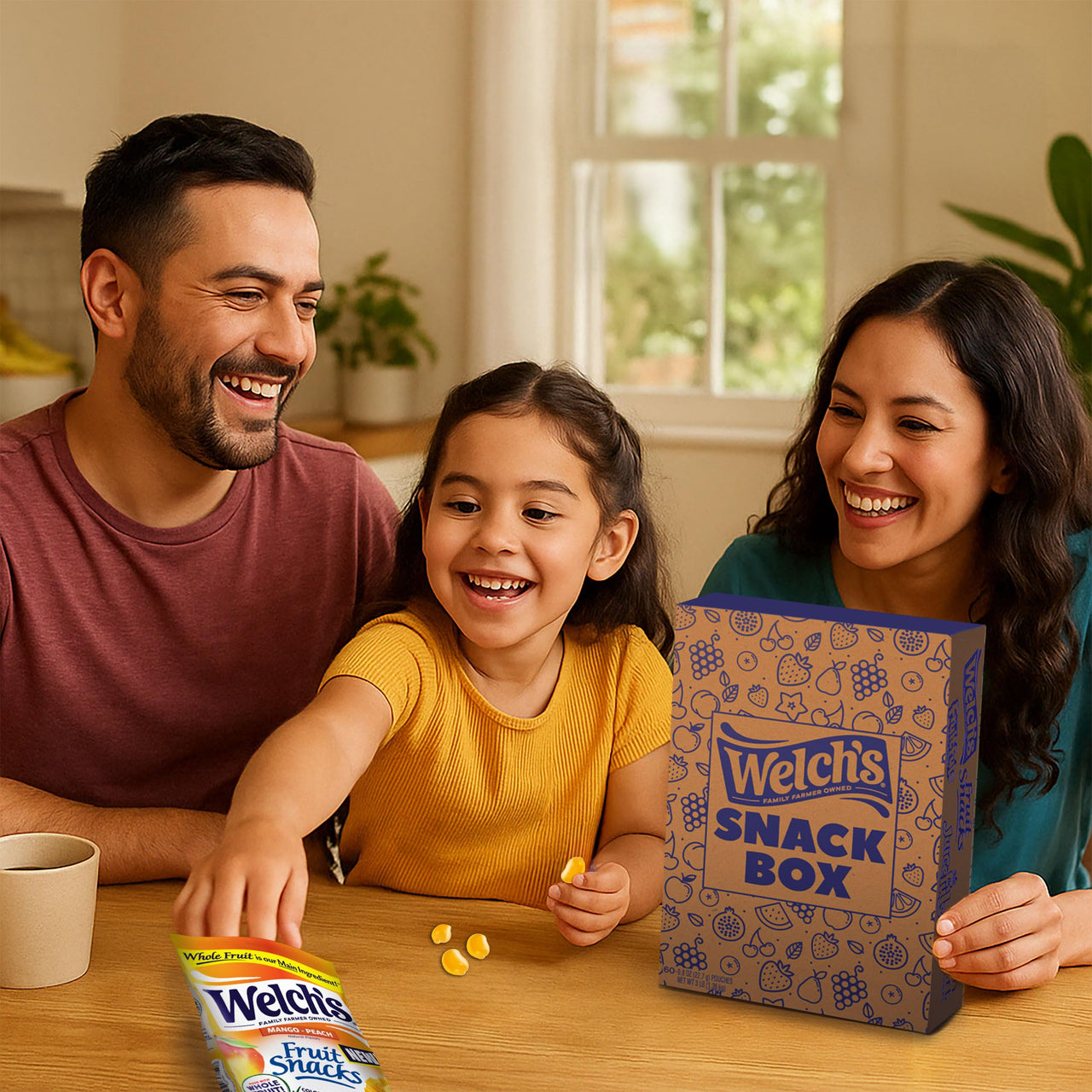 Welch's Fruit Snacks, Mango Peach Snack Box, Gluten Free, 5oz Snack Packs (Pack of 12)