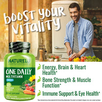 Thumbnail for NATURELO Mens Multivitamins - One Daily Multivitamin for Men with Vitamins, Minerals & Organic Whole Foods, Boost Energy & Health, Non-GMO, 120 Vegetarian Capsules