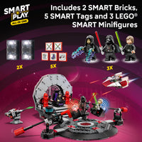 Thumbnail for LEGO Star Wars SMART Play: Throne Room Duel & A-Wing Interactive Building Toy - All-in-One Set - Reacts to How You Move and Play with a SMART Brick - Gift for Boys, Girls and Kids Ages 9+ - 75427