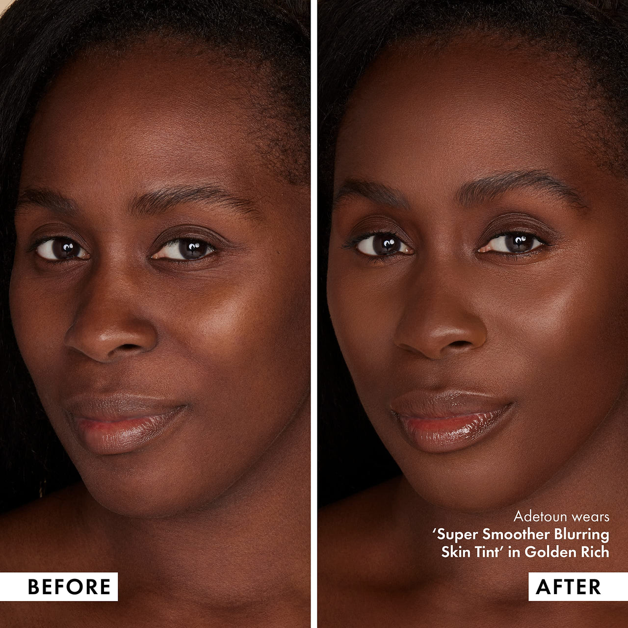 ICONIC LONDON Super Smoother Blurring Skin Tint | Light to Medium Coverage, Hydrating, Ultra-Lightweight Tinted Moisturizer, Cruelty-Free, Vegan Makeup (Golden Rich) 1.01 Fl oz