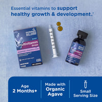 Thumbnail for Mommy's Bliss Baby Multivitamin + Iron, Daily Essential Baby Vitamins for Immune Support, Healthy Growth & Bone Development, Age 2 Months+, 30 ml