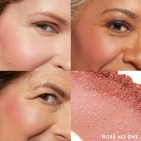 Thumbnail for LAURA GELLER NEW YORK Baked Blush-n-Brighten Marbleized Blush for Cheeks - Rosé All Day - Natural Finish - Buildable Color