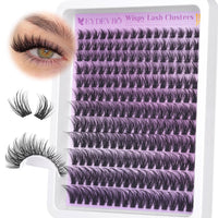 Thumbnail for EYDEVRO Wispy Lash Clusters Natural Eyelash Clusters 9-18mm Cluster Eyelash Extensions CD Curvature 192 Pcs Manga Cluster Lashes Individual Lashes DIY Lash Extensions