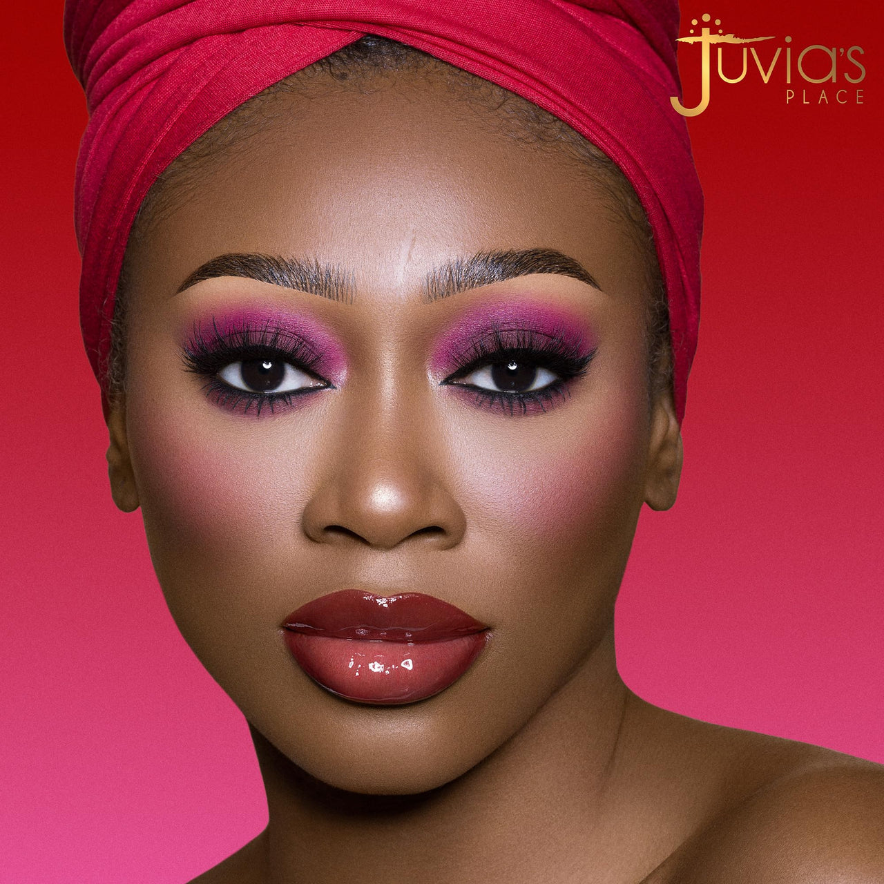 Juvia's Place Palette The Berries - Mauves, Deep Pinks, & Perfect Berry Hues, Professional Eye Makeup, Pigmented Palette for Eye Color & Shine, Pressed, Shades of 6