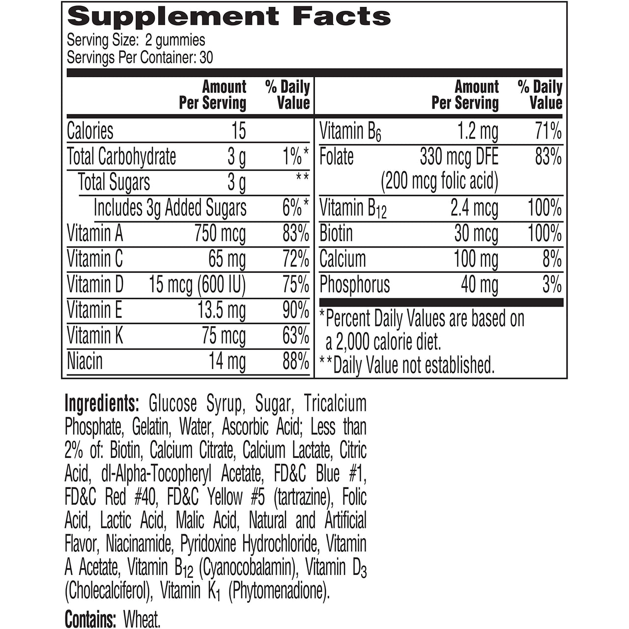 One A Day Vitacrave For H Size 60ct One A Day Vitacrave Teen For Her 60ct (Pack of 4)