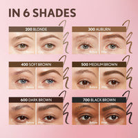 Thumbnail for Covergirl Clean Fresh Brow Filler Pomade, 400 Soft Brown, Eyebrow Pencil, Ultra-Precise Tip, Creamy Formula, Highly Pigmented, Soft Matte Finish, Vegan Formula, 0.007oz