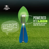 Thumbnail for LIGHTRO - Foam Glow in The Dark Football - Super Bright - Smart LEDs - Batteries Included - Football Game for Kids 8 9 10 11 12 - A Perfect Birthday and Summer Gift