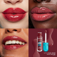 Thumbnail for NYX PROFESSIONAL MAKEUP Lip IV Hydrating Glossy Lip Stain with 12HR Hydration - Blush Rush (Pink)