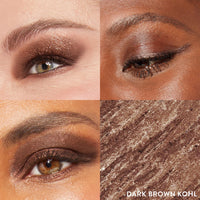 Thumbnail for LAURA GELLER NEW YORK Kajal Longwear Kohl Eyeliner Pencil Duo - Dark Brown & Smoky Amethyst - Caffeine and Vitamin E - Smooth & Blendable Liner - Built-In Sharpener