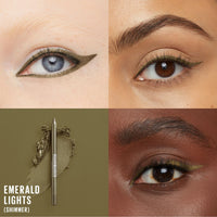 Thumbnail for MAYBELLINE New York Tattoo Studio Long-Lasting Sharpenable Eyeliner Pencil, Glide on Smooth Gel Pigments with 36 Hour Wear, Waterproof Emerald Lights 0.04 oz