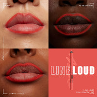 Thumbnail for NYX PROFESSIONAL MAKEUP Line Loud Lip Liner, Longwear and Pigmented Lip Pencil with Jojoba Oil & Vitamin E - Stay Stuntin' (Midtone Bright Orange)