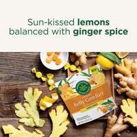 Thumbnail for Traditional Medicinals Organic, Belly Comfort Lozenges, Lemon Ginger - Supports Nausea Relief and Occasional Indigestion - Non-GMO, Stimulant-Free - 30 Individually Wrapped Lozenges
